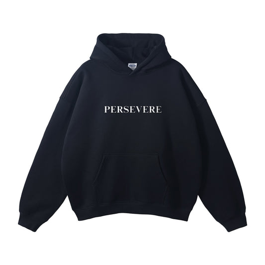 Black / White unisex oversized Hoodie